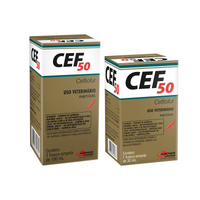 CEF 50/MG INJETÁVEL 100 ML